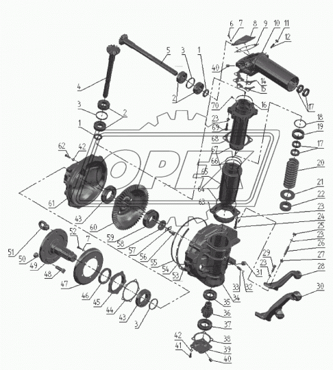 2310KM Подшипник 50х110х27 ролик.радиал. 1-ряд. наруж.обойма подвиж.