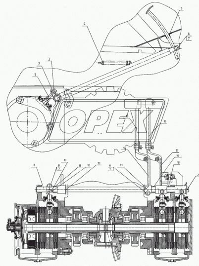 80М-3503110 Рычаг МТЗ РУП