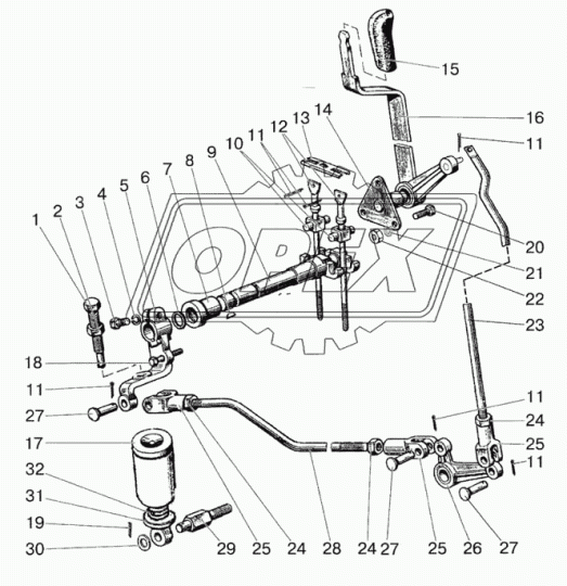 920-4216205 Тяга МТЗ РУП