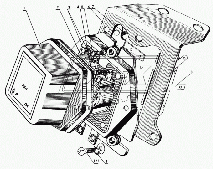 70-3720017 Кронштейн МТЗ РУП