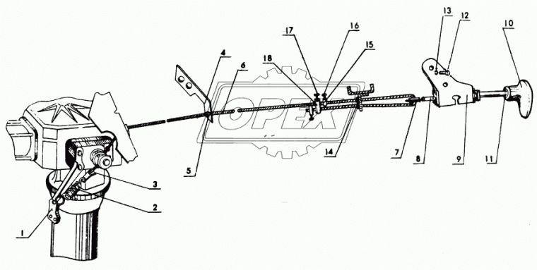 70-4803010 Управление блокировкой дифференциала МТЗ РУП