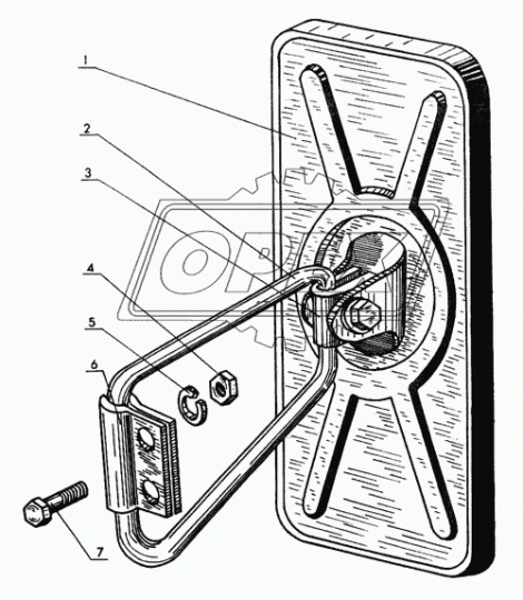 В50-8201023 Скоба (сталь) 30х55; 2отв.ф9 МТЗ РУП