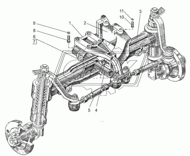 50Х-3405042 Сошка L=440 МТЗ РУП