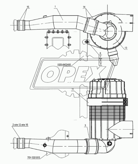 1025-1109010 Труба МТЗ РУП