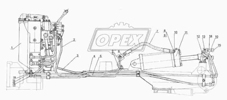 Р70-4600015 Корпус гидросистемы МТЗ-90,92 в сборе; с распределителем и рычагами МТЗ РУП
