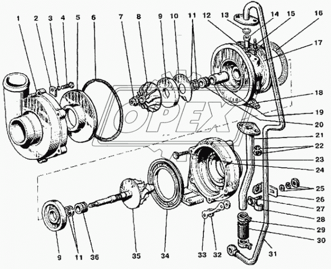 245-1118030-В-02 Трубка (сталь) ф20; L=275 с флянцем для К-27 (ЧЕШКА) ММЗ