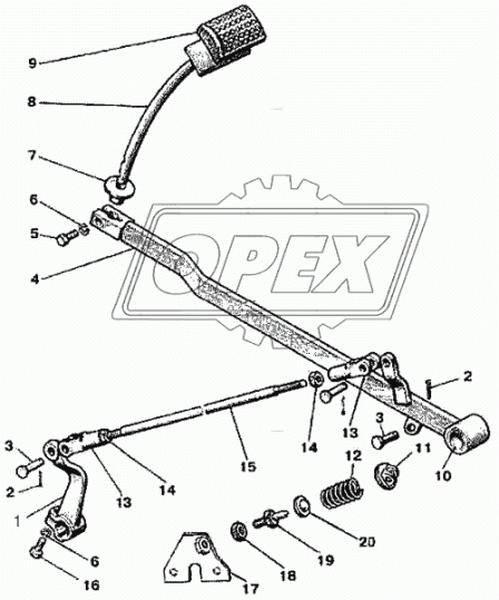 80-1602110-Б Тяга МТЗ РУП