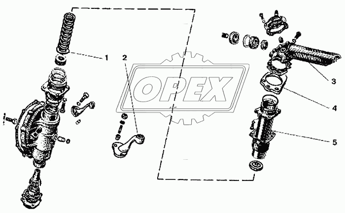 72-2308005-07 Редуктор ПМ левый 8 шпилек рычаг под насос дозатор МТЗ РУП