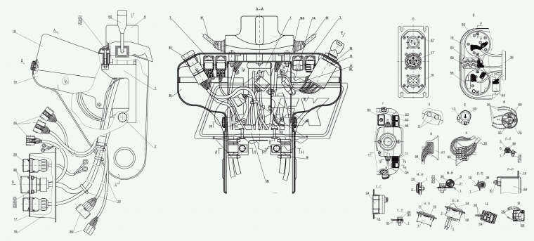 КД8105-1 Блок комбинированный электронный; тракторы ''Беларус'' ВЗЭП