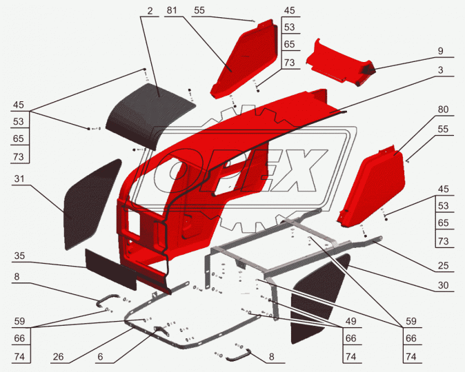 921.3-8402310-01 Боковина Белкарпластик