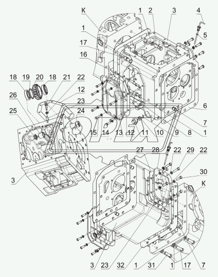 52-1802097-А Кольцо стопор. С/И ф66х75х5 упорное, разрезное, раздаточной коробки МТЗ РУП