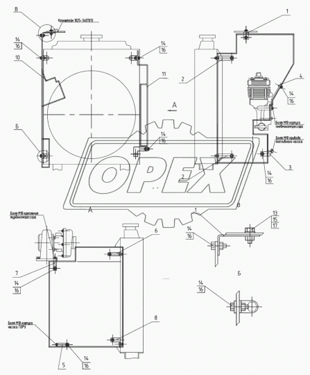 1025-1309075-01 Кронштейн L=110 1отв. ф10/М6х1 правый МТЗ РУП