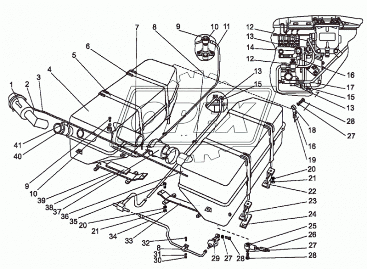 85-1101240 Трубка БЗТДИА