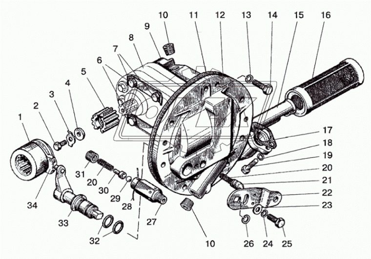 80-1704050-А Фильтр (сетка) ф30х46, L=142 привода насосов МТЗ РУП