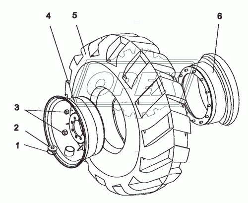 354-3101041 Гайка МТЗ РУП