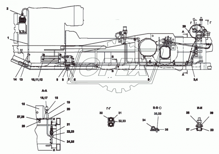МЛ131-3500125-А Трубопровод МТЗ РУП