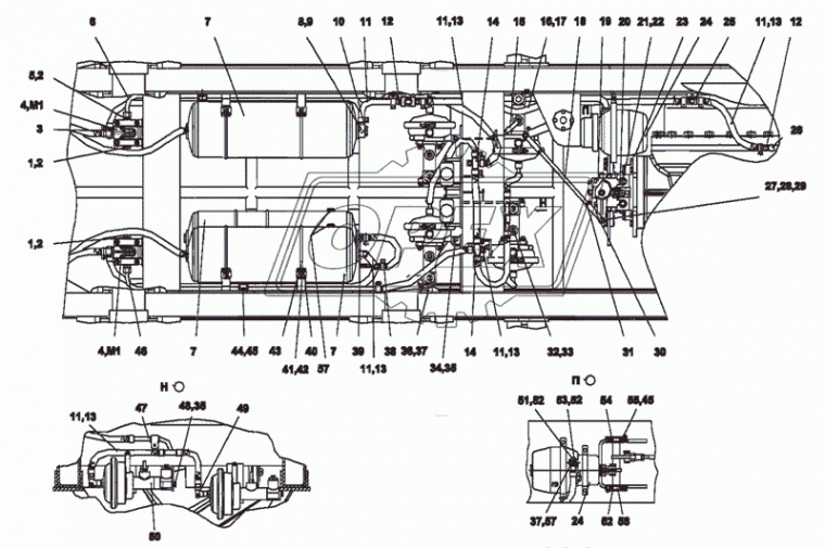 50А-3506010 Фитинг (штуцер) прямой; под шланг ф14/ Рнаруж=М22х1,5; Р=10 К=27 L=53 МТЗ РУП