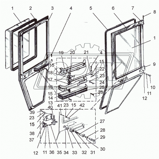 80-6105170-Б Зацеп L=95 2отв. ф20 МТЗ РУП