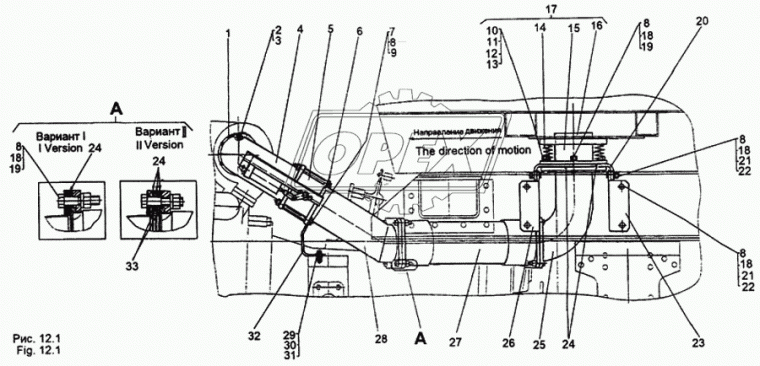 65158-1203372 Труба выхлопная МЗКТ