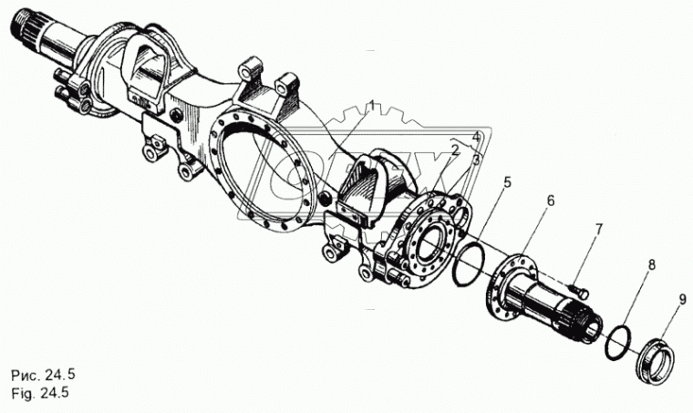 6923-2401012 Картер моста МЗКТ