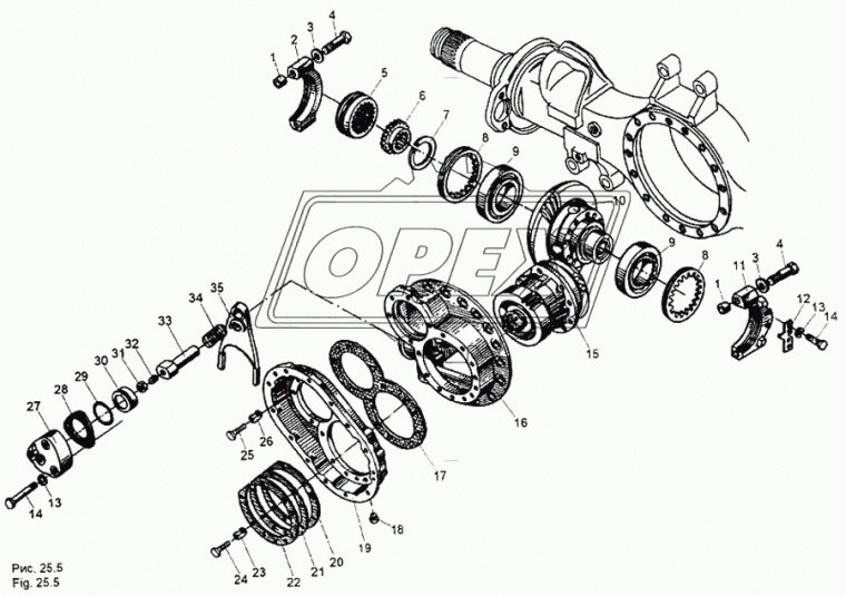 6923-2502015 Картер редуктора МЗКТ