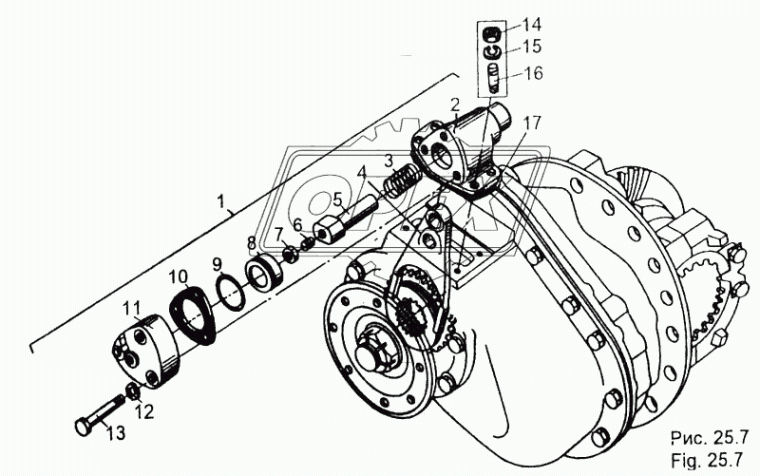 6923-2509010 Механизм блокировки МЗКТ