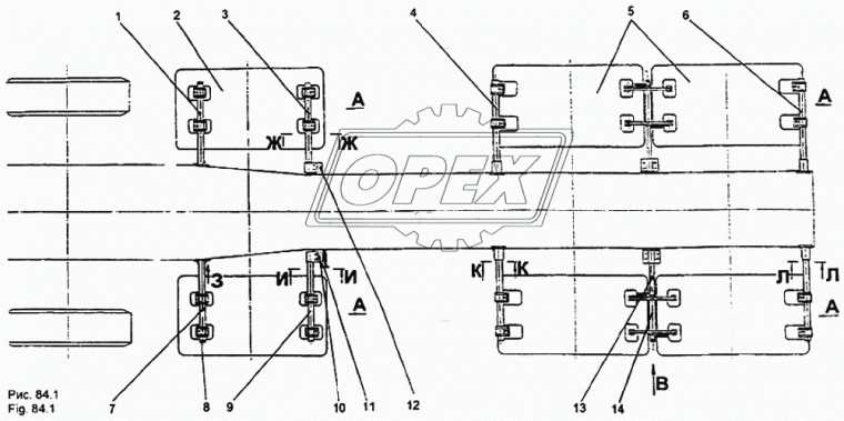 69237-8404304 Кронштейн МЗКТ