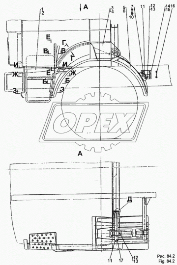 69237-8403051-11 Брызговик крыла (МЗКТ) полиэтилен МЗКТ