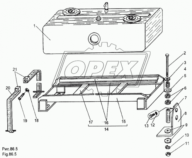 6515-8608010 Бак масляный КАМАЗ