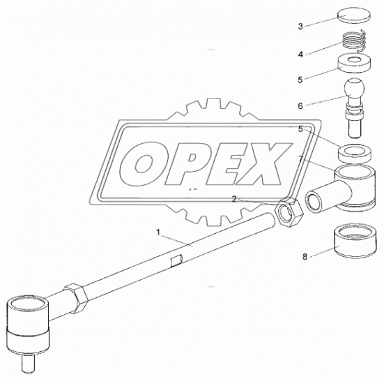 5336-1703512 Колпак пальца тяги кулисы КПП защитный (РТИ) фвнутр=7/20; L=13 БРТ