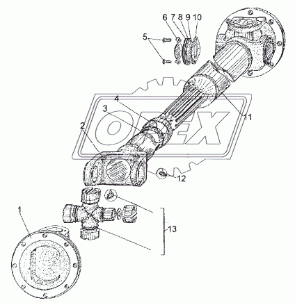 371225 Болт ГОСТ-7796 М10х20х1 Р=20 К=14 МАЗ