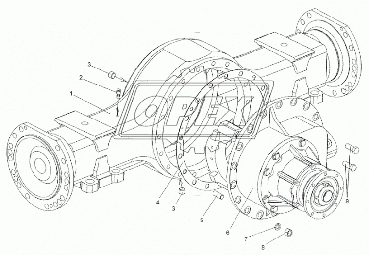 6923-2402010 Редуктор ЗМ фланец 8отв. круглый корпус МЗКТ