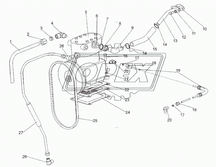 5336-3509238 Прокладка ромбич. 64х32х0,8 фвнутр=16 2отв.ф8 фланца патрубка компрессора БЕЛОГ