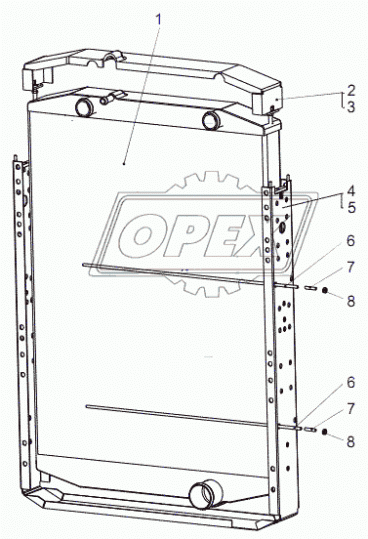 65151-1301010-10 Радиатор водяной МЗКТ ТАСПО