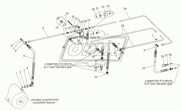 379494 Фитинг Ниппель (штуцер) Рнаруж=М14х1,5/М20х1,5 К=22 L=28 с/и внутр.конус/прямой; К=22 L=28 конус/прямой МАЗ