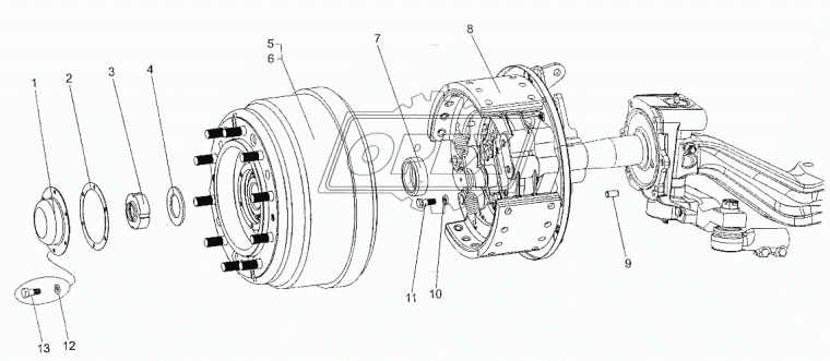 692301-3103065 Крышка ступицы перед.колеса МЗКТ