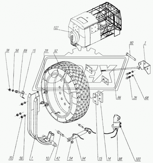43101-5003165 Фитинг Штуцер КАМАЗ
