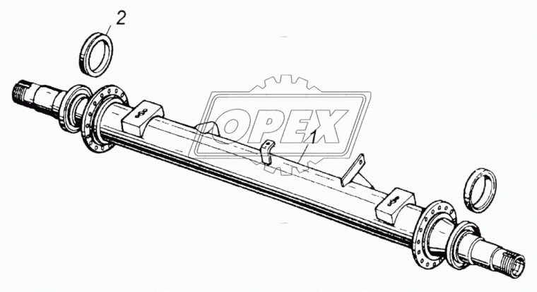 96741-3104053 Кольцо (сталь) ф100х142х26 внутренней манжеты КАМАЗ
