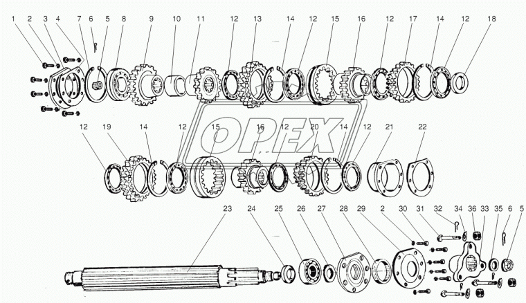 95-1701019 Шестерня ведомая 5 передачи МЗШ