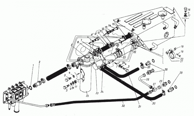 ТО-30.44.00.018-01 Кронштейн ОРЛ.ПОГРУЗ