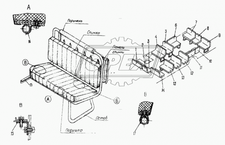 3205-8101150-10 Панель воздуховода переходная ПАЗ