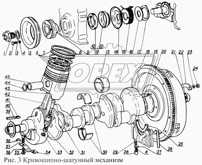 672-11-100040-60 Двигатель (без коробки передач, с электрооборудованием)