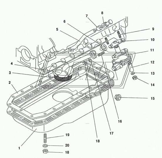 53-11-1011010 Насос масляный ГАЗ-53 односекц.(ГАЗ дв.ЗМЗ-511, ПАЗ дв.ЗМЗ-523) ПЕКАР