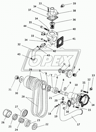 245-1306040-04 Корпус термостата ММЗ