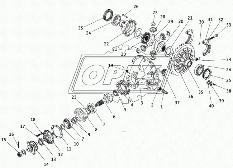4331-2402015-01 Картер редуктора ЗиЛ (гипоидный мост) РЗАА