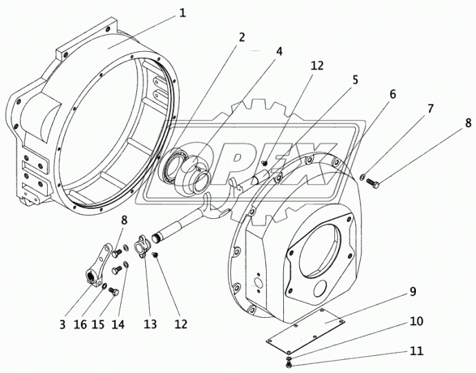 494560-1602046 Вилка сцепления S=86 L=438х70 со шлицами. ЗИЛ-433360-5301 РААЗ