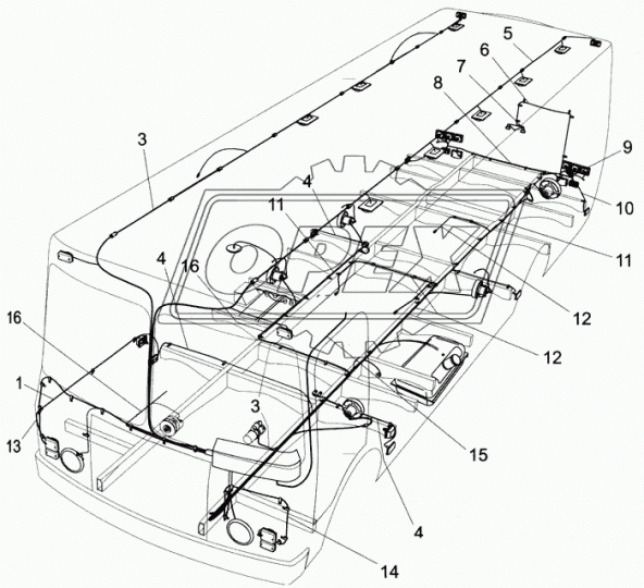 3205-3724037-20 Жгут проводов выключателя 243710 РЫБИНСК