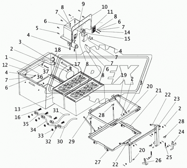 3205-3748048 Ролик ПВХ ф8х30 h=20 салазок ПАЗ