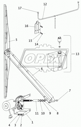 1122.5208010 Бачок омывателя ВАЗ-21213,ГАЗ-2705,3302 Н/О в сборе (1 мотор); (нижний насос) 12в 165х110х195 СТАТО