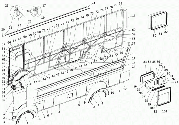 3205-5402200 Наконечник капельника правый ПАЗ